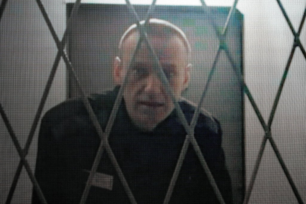 Während einer Anhörung vor dem Obersten Gerichtshof Russlands im Januar 2024 wurde Alexej Nawalny per Video zugeschaltet.