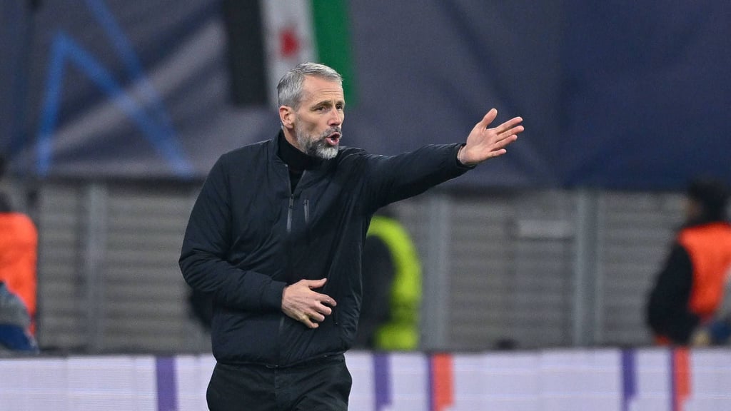 Marco Rose im Spiel gegen Real Madrid.