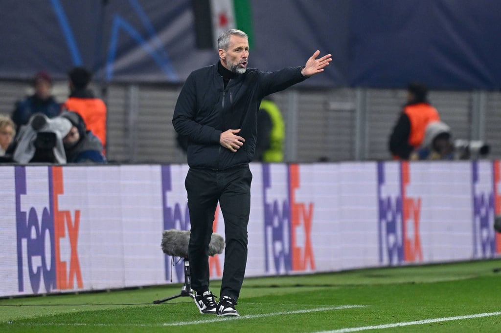 Marco Rose im Spiel gegen Real Madrid.