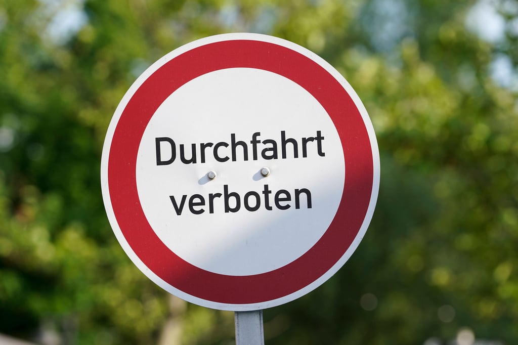 In Heuckewalde missachten viele Fahrer schwerer Lkw das Durchfahrtsverbot.