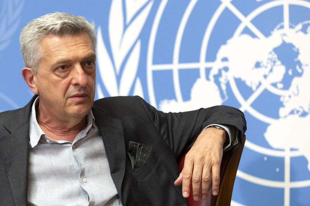 UNHCR-Chef Filippo Grandi ist besorgt über einen Rückgang humanitärer Hilfe.