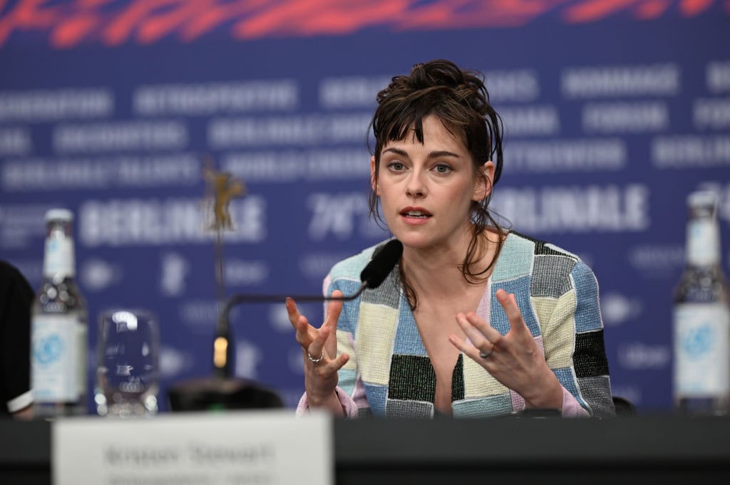US-Schauspielerin Kristen Stewart stellte auf der Berlinale den Film „Love Lies Bleeding“ vor.
