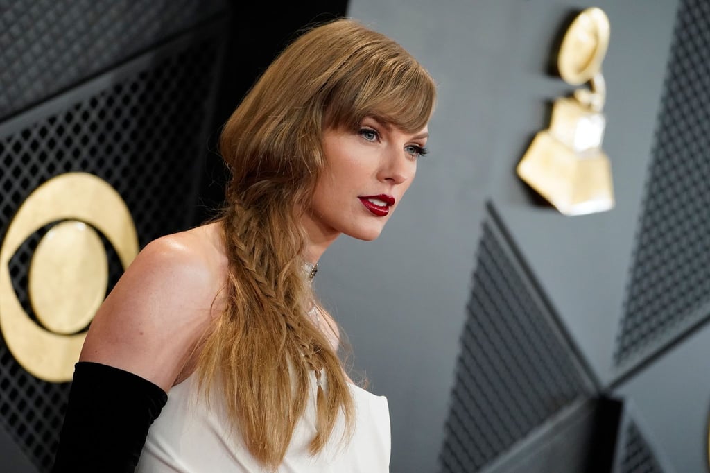 Taylor Swift bei der 66. Grammy-Verleihung.