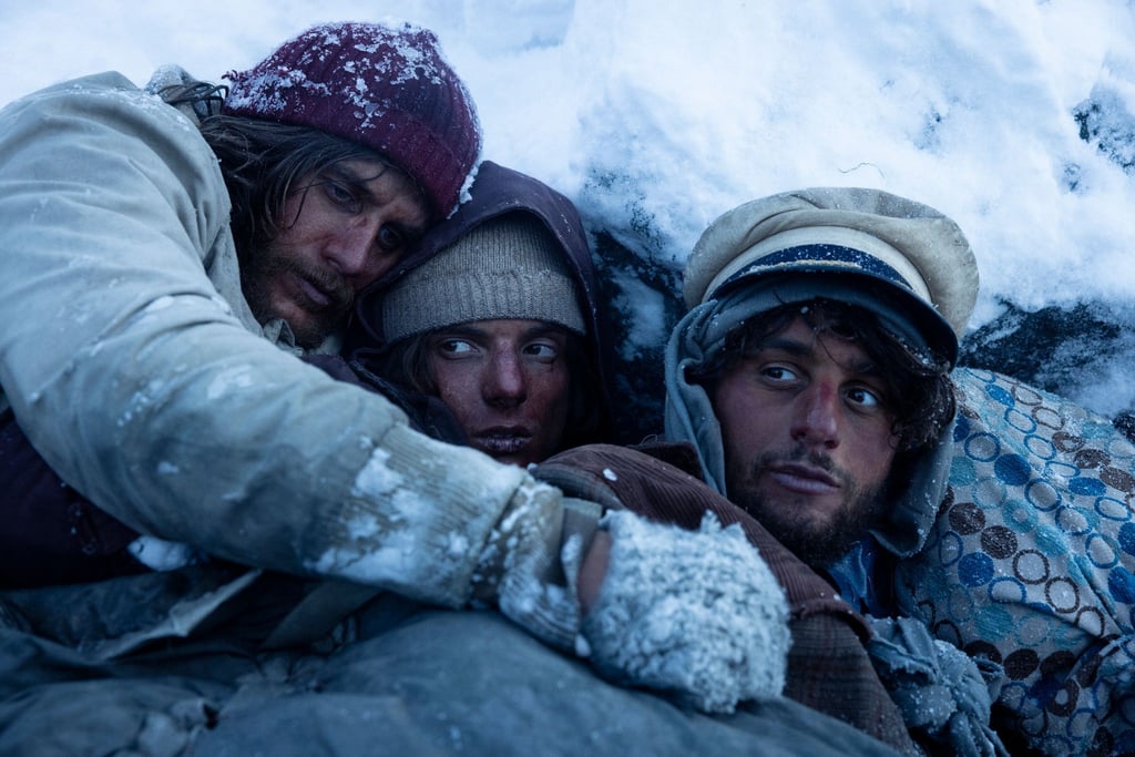 Eine Szene aus dem Film "Die Schneegesellschaft".