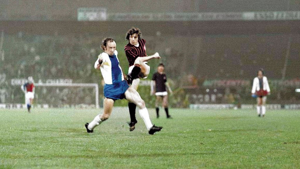 Helmut Gaube vom 1. FC Magdeburg war beim Europapokalsieg in Rotterdam der Sonderbewacher von Gianni Rivera, dem Start des AC Mailand.