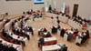 Die Abgeordneten beraten in einer Sitzung des Brandenburger Landtags über das Haushaltsgesetz.