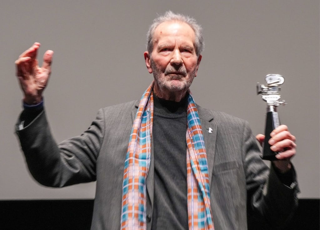 Regisseur Edgar Reitz bekommt im Rahmen der Berlinale im Haus der Berliner Festspiele die Berlinale-Kamera.