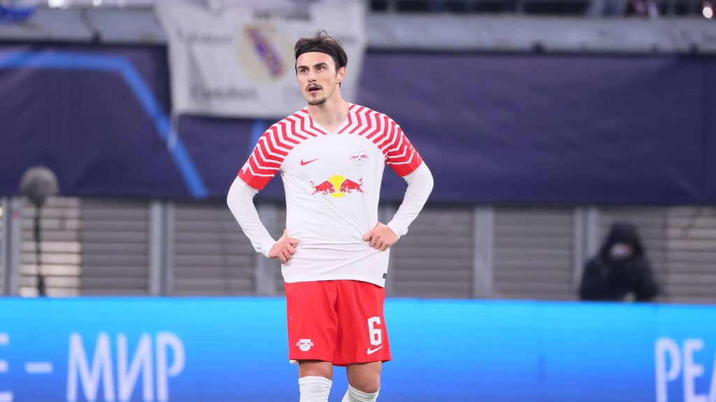 Eljif Elmas&nbsp;im Champions-League-Spiel gegen Real Madrid.