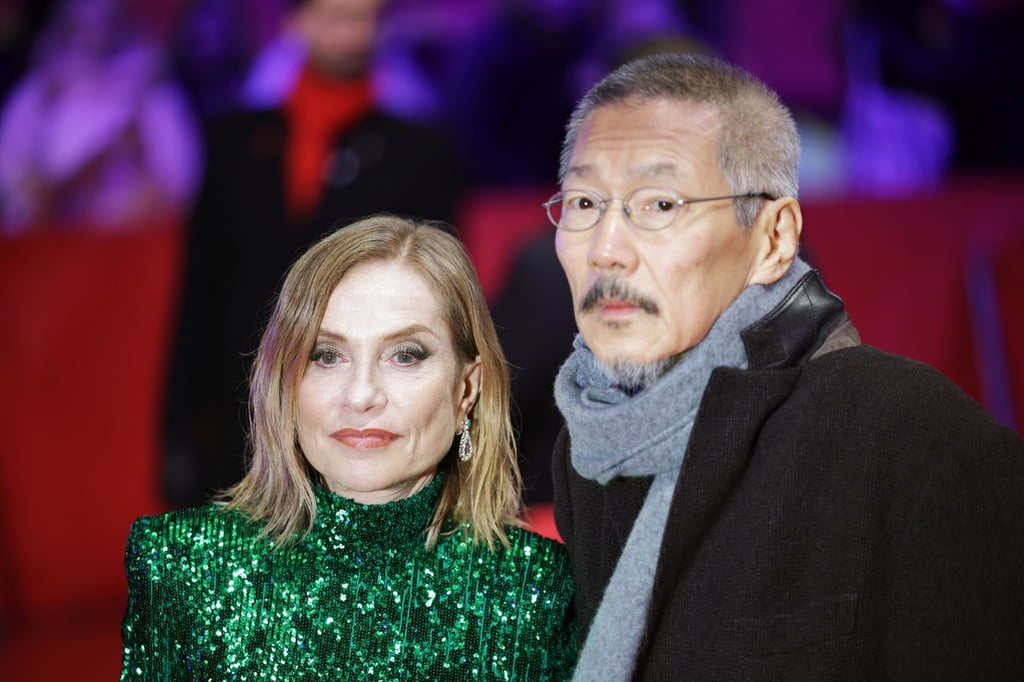 Schauspielerin Isabelle Huppert und Regisseur Hong Sangsoo.