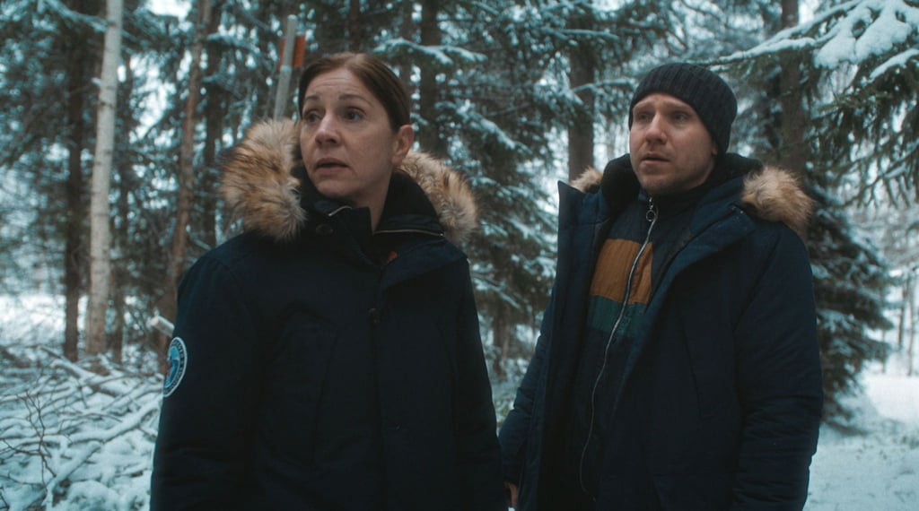 Zielfahnderin Hanna Landauer (Ulrike C. Tscharre) ist mit ihrem Kollegen Röwer (Hanno Koffler) am Polarkreis im Einsatz.