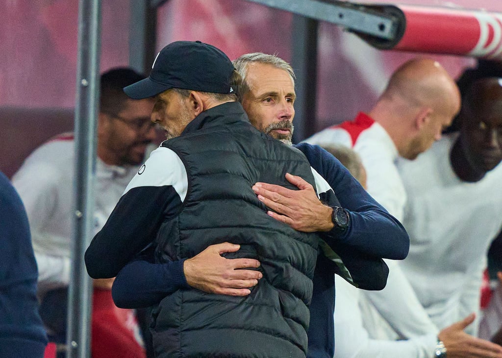 Marco Rose trifft am Samstag wieder auf Thomas Tuchel und den FC Bayern.