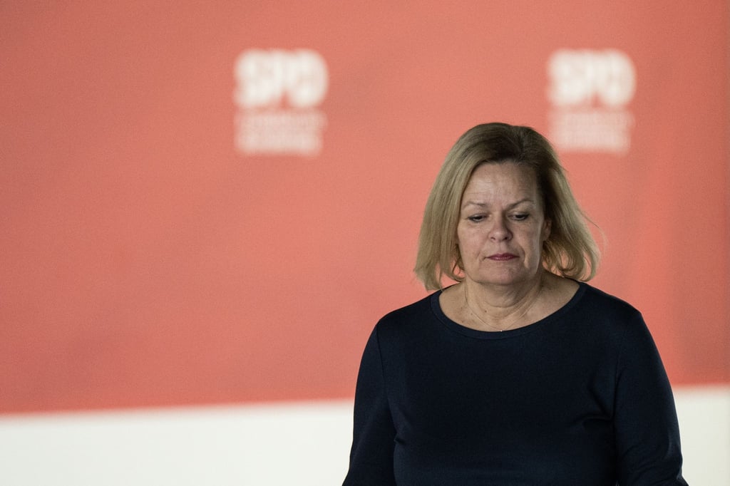 Nancy Faeser (SPD): „Unser Rechtsstaat darf nicht von innen heraus sabotiert werden können.“