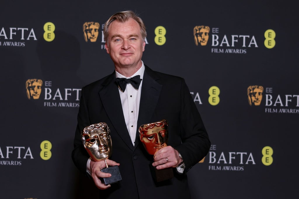 Regisseur Christopher Nolan durfte sich über zwei Baftas für „Oppenheimer“ freuen.