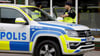 Polizei in Sandviken, etwa 162 Kilometer nordwestlich von Stockholm, vor einer Kneipe. Mehrere Tausend Menschen in Schweden sind in Bandenkriminalität verwickelt.