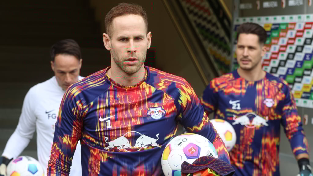 Peter Gulacsi war unter der Trainingswoche angeschlagen, kann bei RB Leipzig am Samstag gegen den FC Bayern München wohl im Tor stehen.