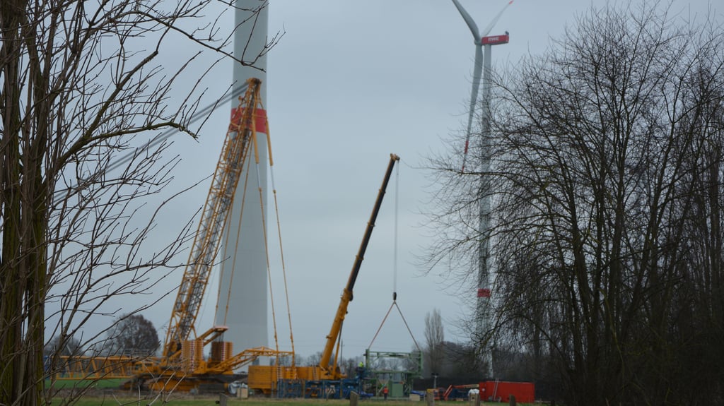 Windräder in der Verbandsgemeinde Arneburg-Goldbeck.