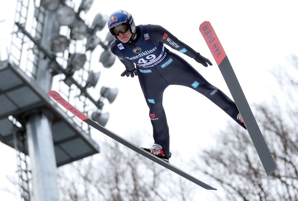 Andreas Wellinger landete beim Skifliegen in Oberstdorf nur auf dem sechsten Rang.