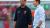 Auch Julian Nagelsmann (r) wird als Nachfolger von Jürgen Klopp als Trainer des FC Liverpool gehandelt.
