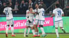 Jubel beim 1. FC Magdeburg im Heimspiel gegen den FC Schalke: 3:0 hieß es am Ende für den FCM nach einer furiosen ersten Halbzeit.