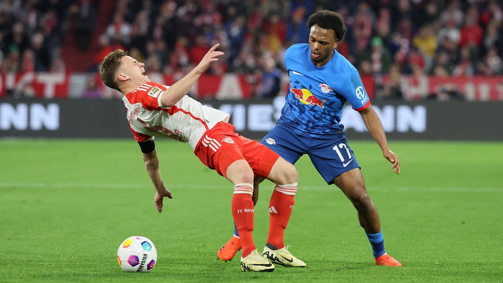 Scharmützel mit Joshua Kimmich: Lois Openda.