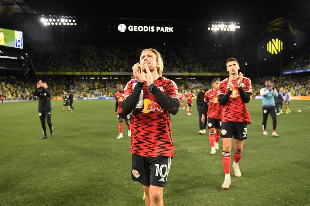 Emil Forsber absolvierte sein erstes Pflichtspiel für New York Red Bulls.