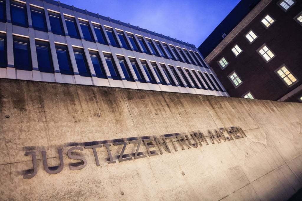 Das Justizzentrum mit Landgericht in Aachen.
