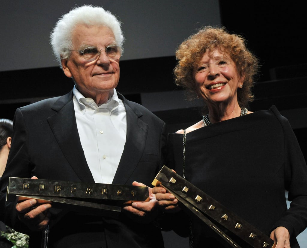 Bei der Verleihung des Deutschen Theaterpreises 2012 in Erfurt erhält der Dramatiker Tankred Dorst gemeinsam mit seiner Frau und künstlerischen Partnerin Ursula Ehler den Preis für das Lebenswerk.