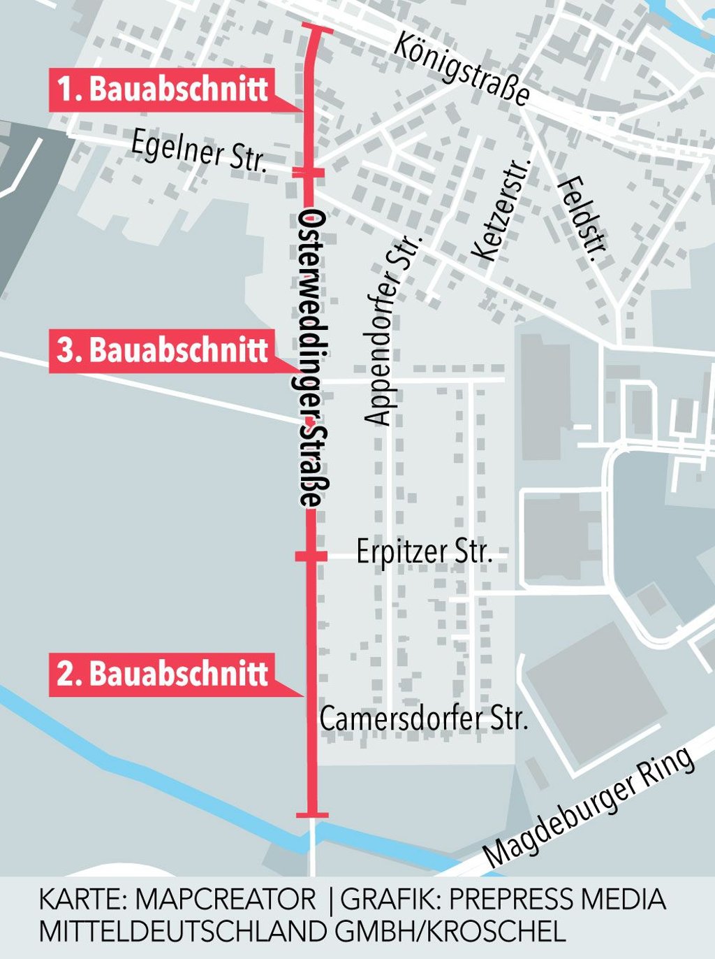 Diese Grafik zeigt die geplanten Bauabschnitte.