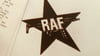 Ein Symbold der RAF auf einem Schreiben der Rote Armee Fraktion (RAF).