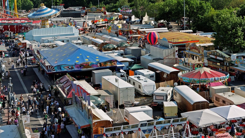 Die Frühjahrs-Kleinmesse am Cottaweg.