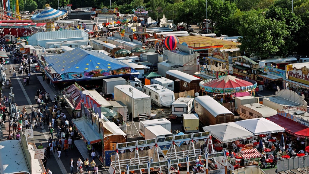 Die Frühjahrs-Kleinmesse am Cottaweg.
