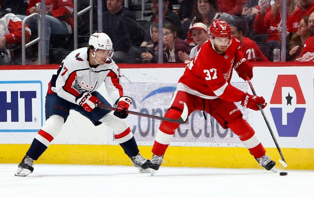Die Detroit Red Wings besiegten die Washington Capitals mit 8:3.