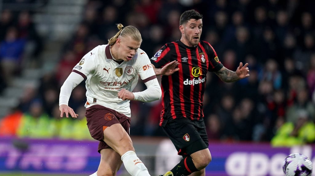 Schießt beim Match gegen Luton Town fünf Tore: Erling Haaland.