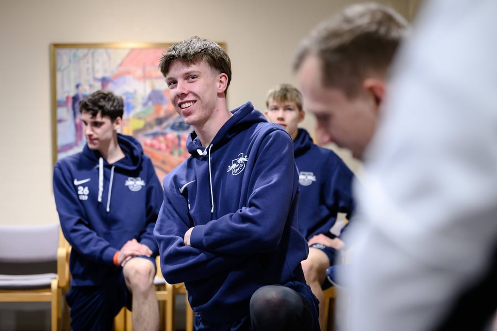 Timo Schlieck bei der U19 von RB Leipzig.