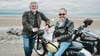 Si King und David Myers (r) in ihrer BBC-Kochsendung „The Hairy Bikers Go West“.