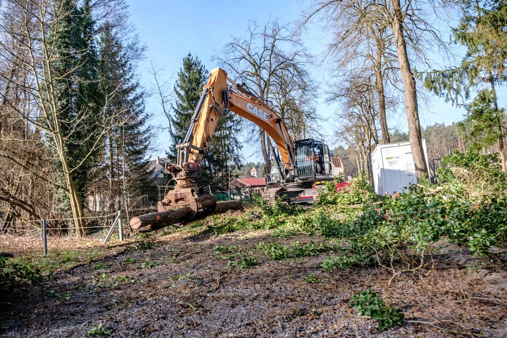 Baustelle Möllensdorf.