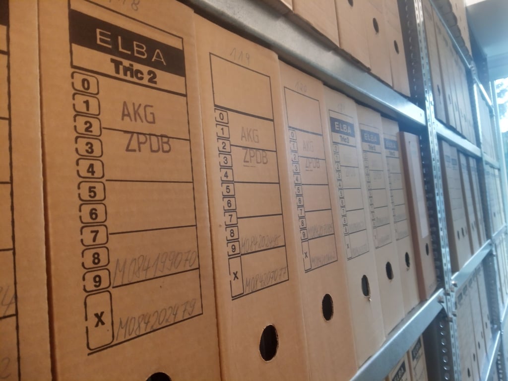 Stasi-Akten in Magdeburg.