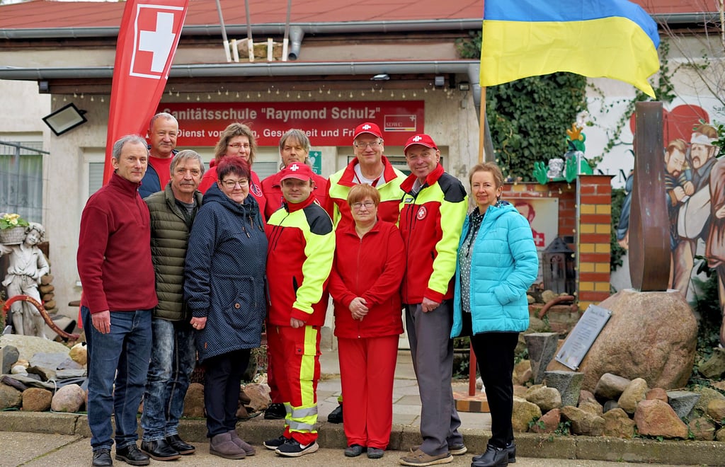Diese Männer und Frauen wollen einen Verein gründen, der Flüchtlinge aus der Ukraine in Anhalt-Bitterfeld und Dessau-Roßlau unterstützen soll.