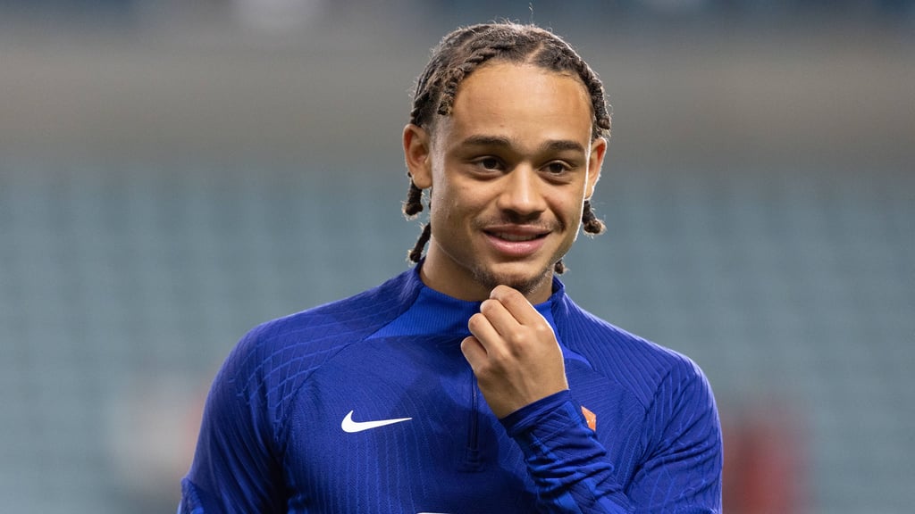 RB-Star Xavi Simons wird mit der Niederlande am 26. März gegen Deutschland spielen.