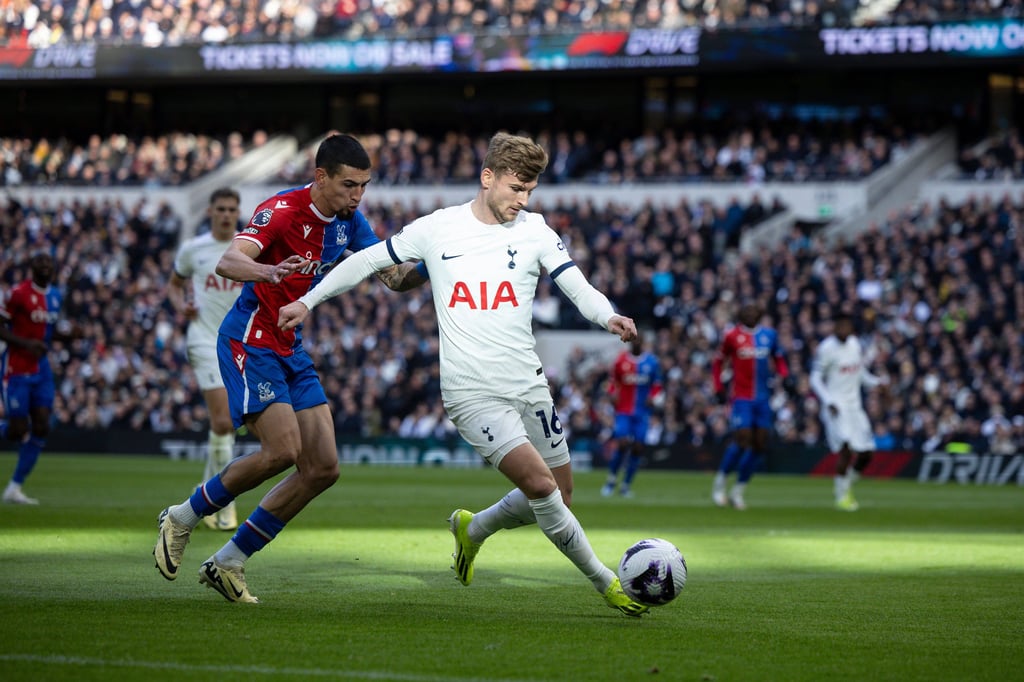 Spotlight on Timo Werner: Der Leipziger Leihspieler trifft für die Spurs.
