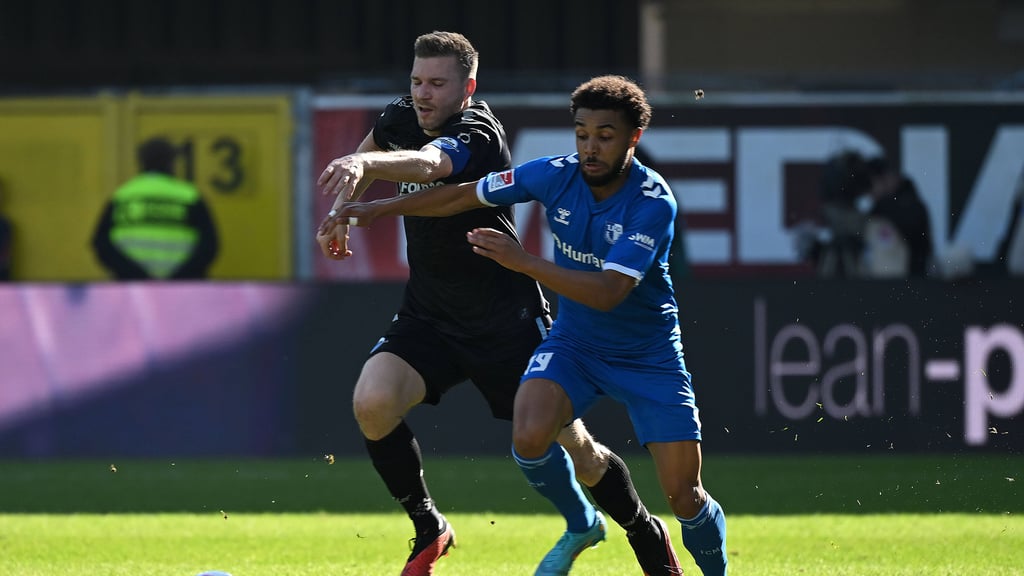 Intensives Duell des FCM mit dem SC Paderborn. Magdeburg holte in Unterzahl einen Punkt.