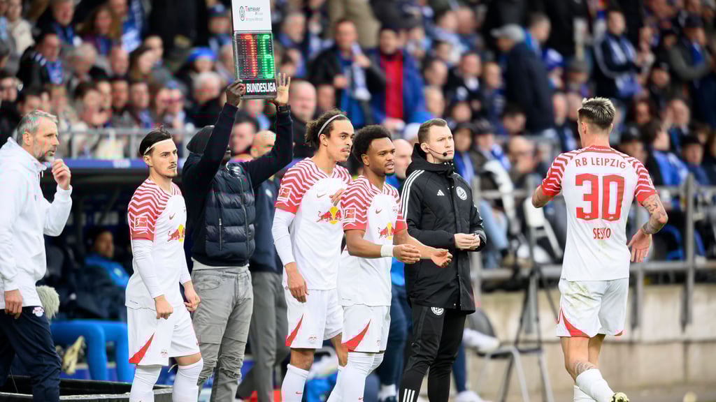 Spielentscheidender Moment: Marci Rose beim Dreifachwechsel.