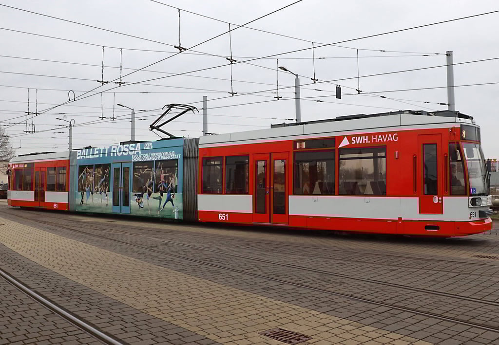 In der Delitzscher Straße in Halle