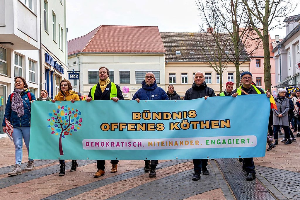 Das Bündnis „Offenes Köthen“ hat aufgerufen zur Demonstration.
