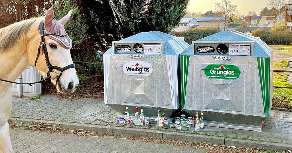 Überfüllt sind die Container in Neugattersleben.