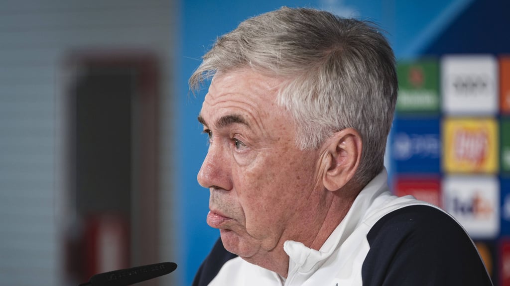 Real Madrids Trainer Carlo Ancelotti