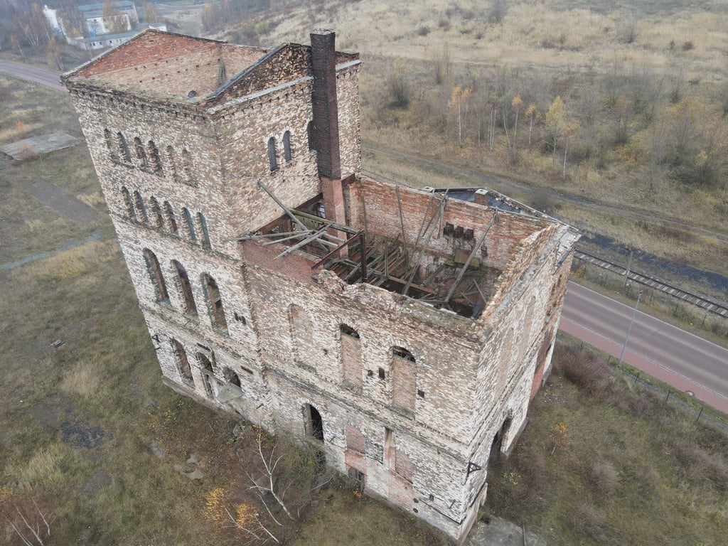 Der Malakow-Turm in Helbra befindet sich seit Jahren in einem bedenklichen Bauzustand.