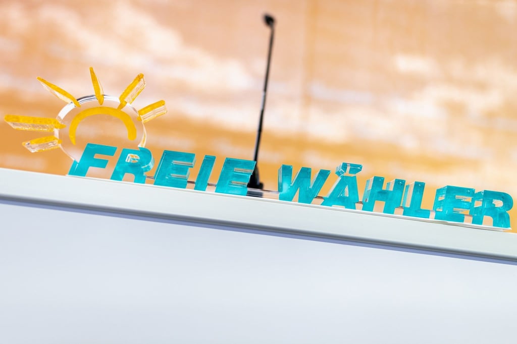 Ein Logo der Freien Wähler.