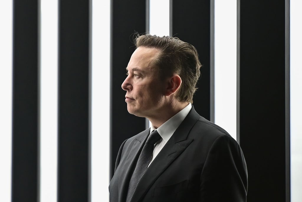 Elon Musk, Tesla-Chef, nimmt an der Eröffnung der Tesla-Fabrik Berlin Brandenburg teil.