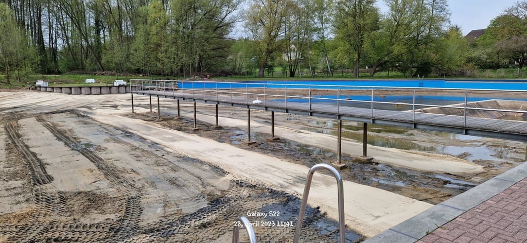 Im Zichtauer Waldbad wurden in den vergangenen Jahren immer wieder Verbesserungsarbeiten vorgenommen.